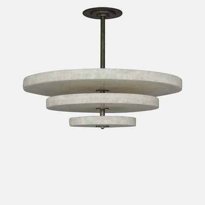Ice Queen Alabaster Chandelier - Elegant Design, Adjustable Height