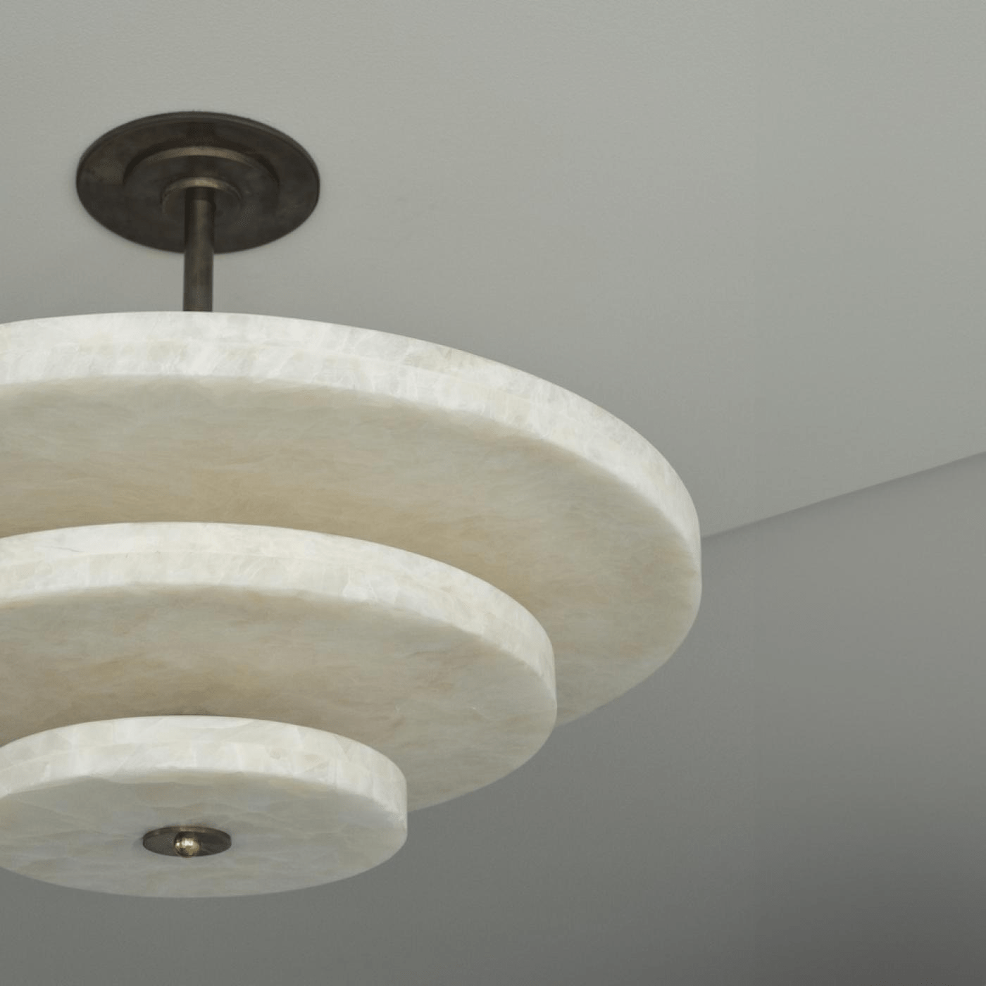 Ice Queen Alabaster Chandelier - Elegant Design, Adjustable Height