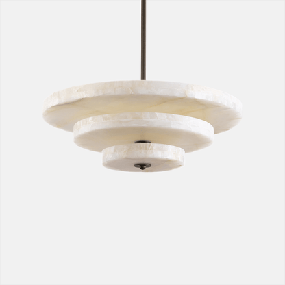 Ice Queen Alabaster Chandelier - Elegant Design, Adjustable Height