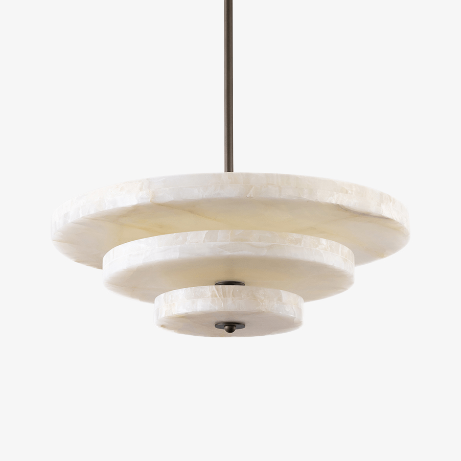 Ice Queen Alabaster Chandelier - Elegant Design, Adjustable Height
