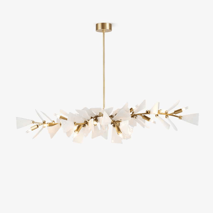 Valkyrie Sculptural Shard Chandelier - Modern Design, Adjustable Heigh