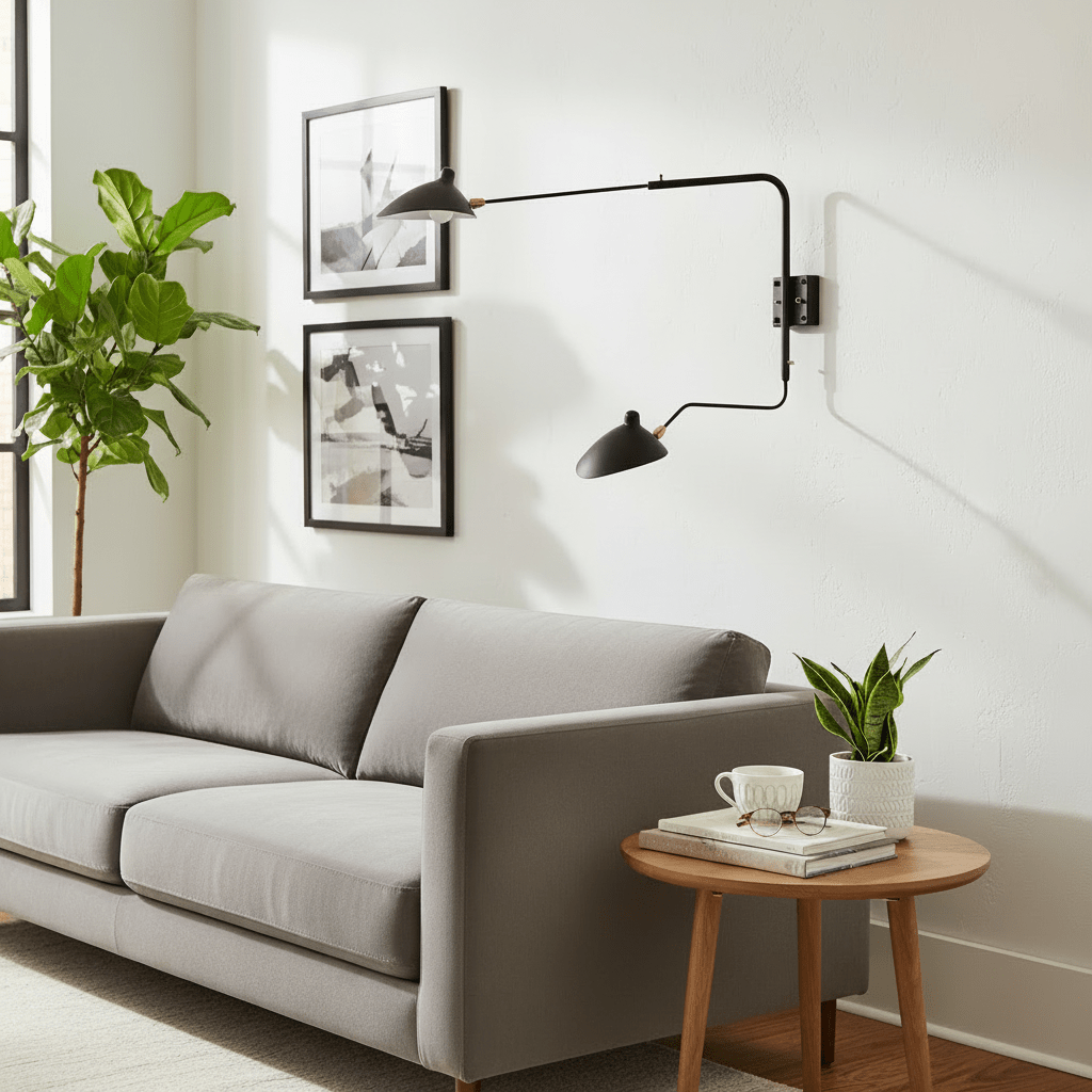 Multi-Arm Spider Wall Sconce - Adjustable Arms, Modern Design