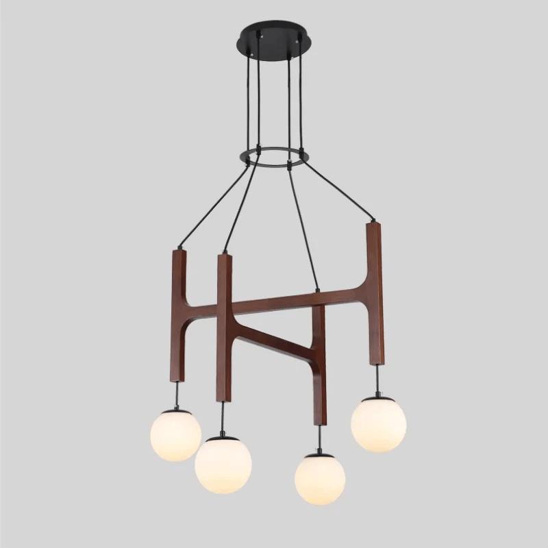 Lunna Orb Chandelier - Modern Design with Adjustable Height & LED Ligh