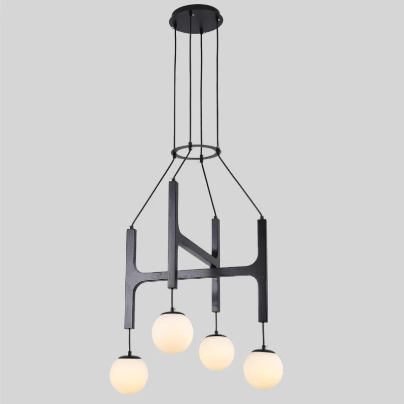 Lunna Orb Chandelier - Modern Design with Adjustable Height & LED Ligh