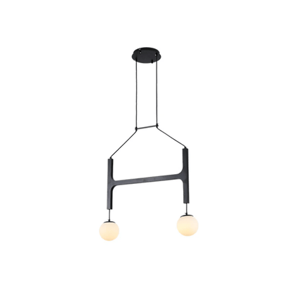 Lunna Orb Chandelier - Modern Design with Adjustable Height & LED Ligh