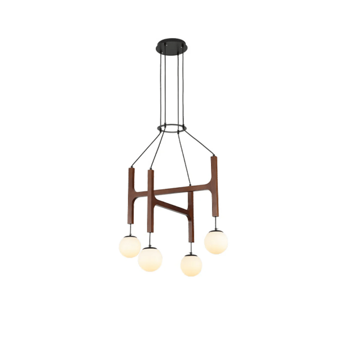 Lunna Orb Chandelier - Modern Design with Adjustable Height & LED Ligh