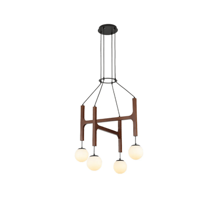 Lunna Orb Chandelier - Modern Design with Adjustable Height & LED Ligh