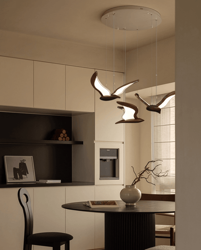 Elegant Warbler Chandelier - Adjustable Height, Energy-Efficient LED