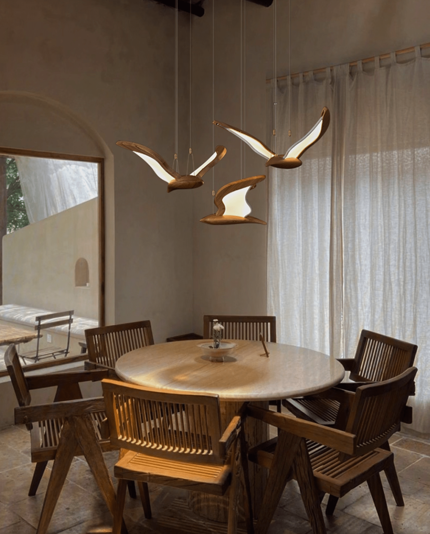 Elegant Warbler Chandelier - Adjustable Height, Energy-Efficient LED