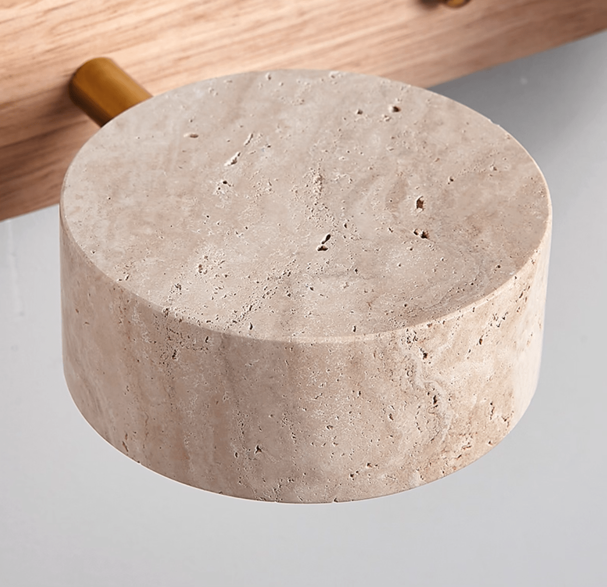 Travertine Duo Rechargeable Wall Light - Wireless, Adjustable Brightne