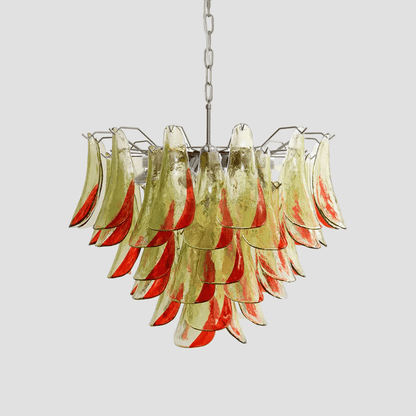 Marielle Glass Chandelier - Elegant Illumination with Adjustable Heigh