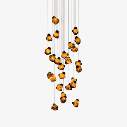 Ice Pier Chandelier - Elegant Design with Dimmable LED Lighting