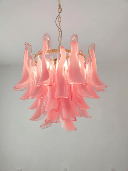 Xiravo Glass Chandelier - Elegant Design with Adjustable Height & LED