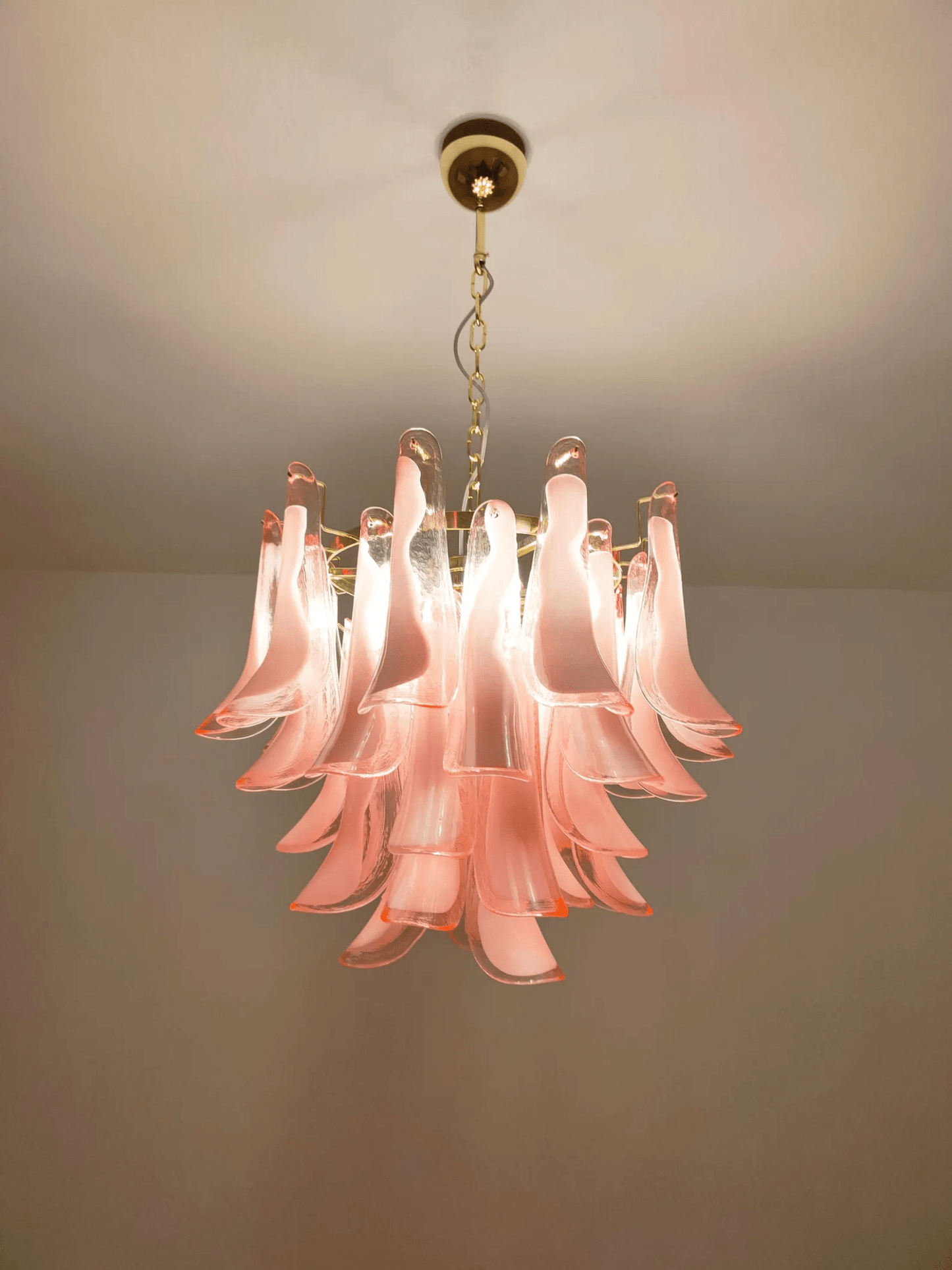 Xiravo Glass Chandelier - Elegant Design with Adjustable Height & LED