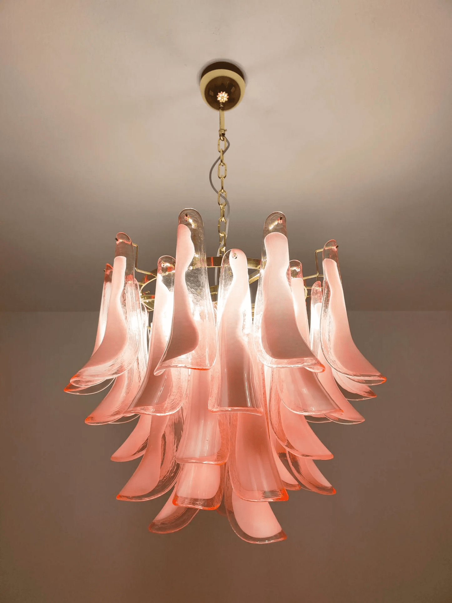 Xiravo Glass Chandelier - Elegant Design with Adjustable Height & LED