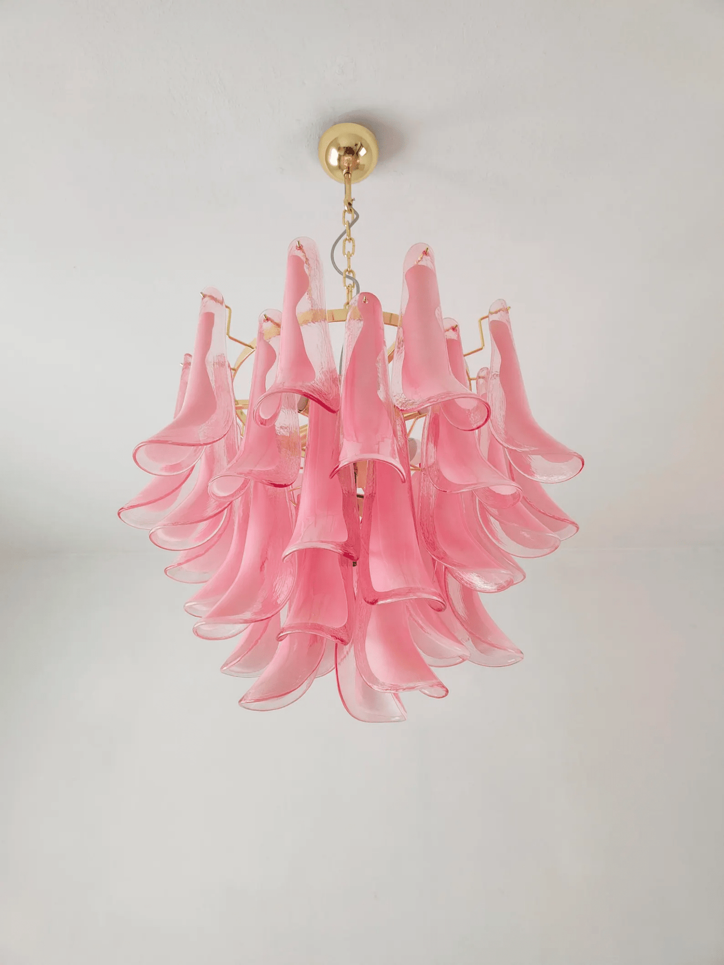 Xiravo Glass Chandelier - Elegant Design with Adjustable Height & LED