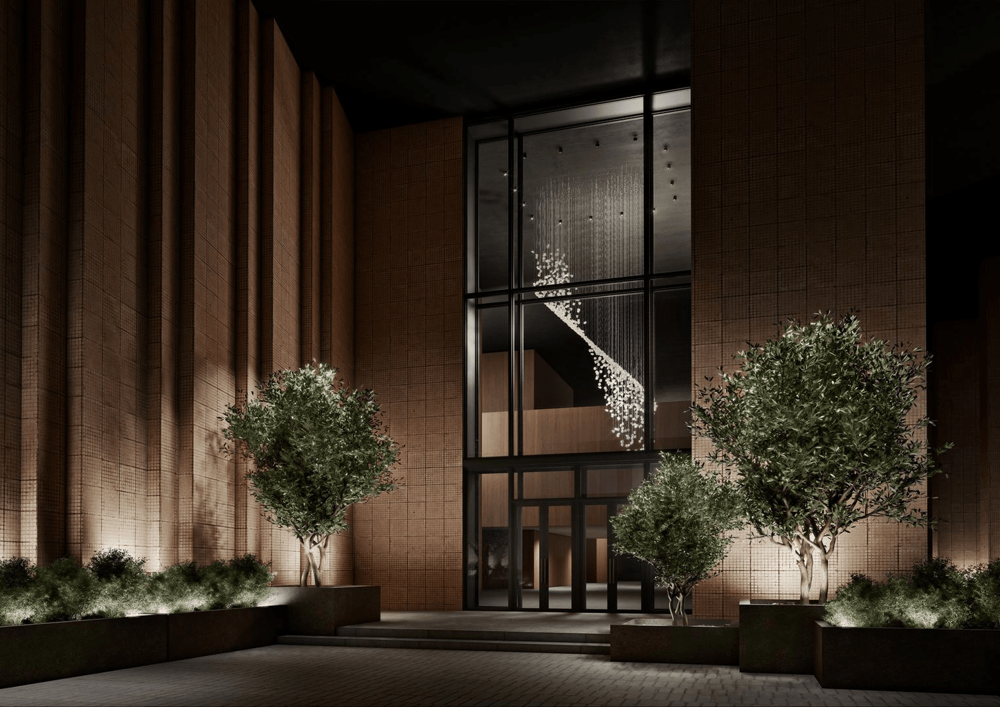 Customizable Raw Crystal Chandelier with Adjustable Height & Dimmable