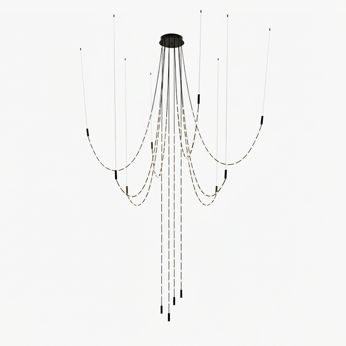 Multidot Chandelier - Modern Design with Adjustable Brightness and Ene