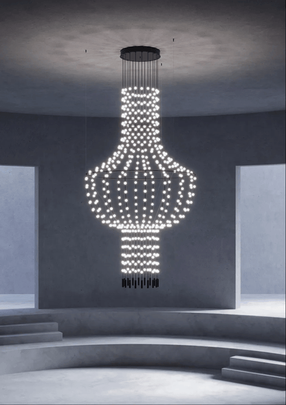 Multidot Chandelier - Modern Design with Adjustable Brightness and Ene