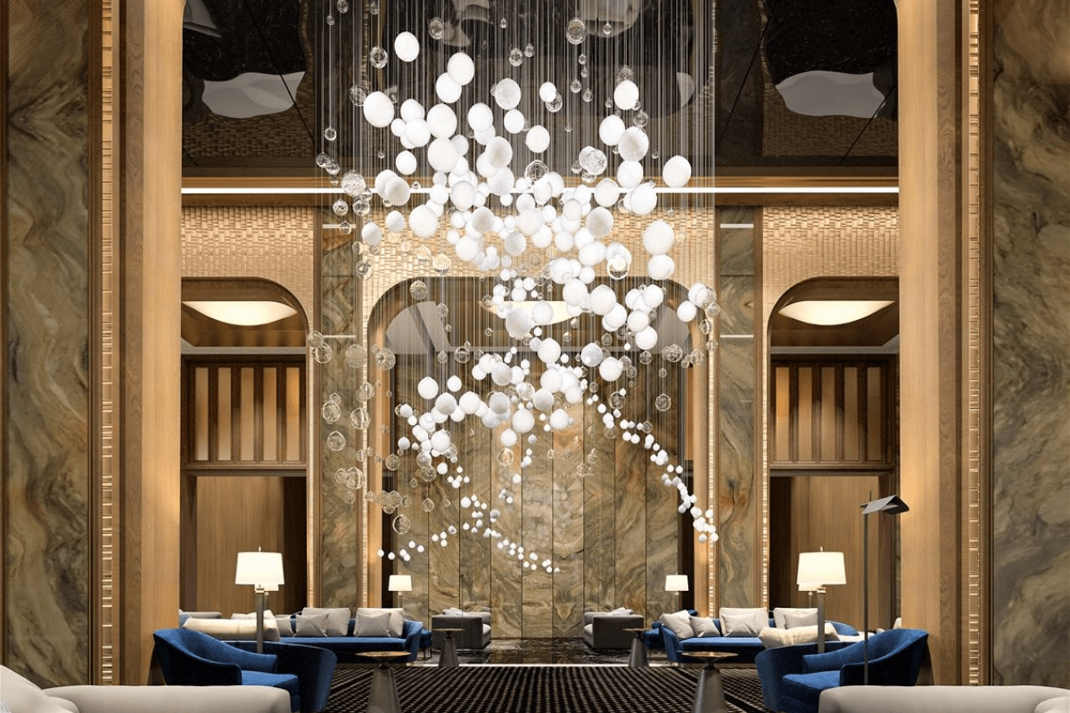 Breath of Light Customizable Chandelier with Dimmable LED and Elegant