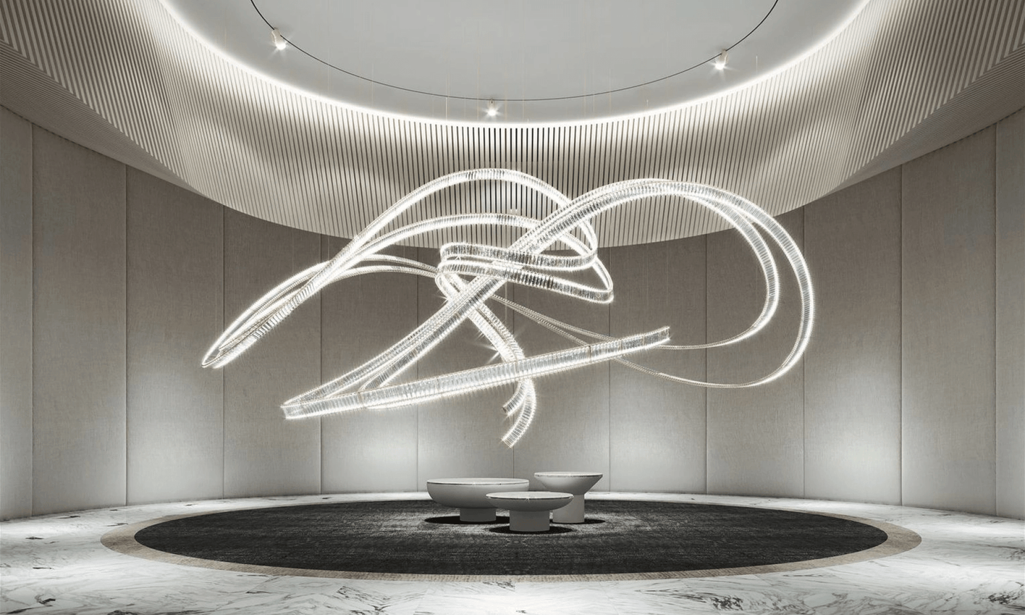 Inspiral Customizable Chandelier - Adjustable Brightness & Unique Desi