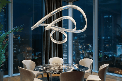 Inspiral Customizable Chandelier - Adjustable Brightness & Unique Desi