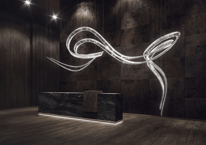 Inspiral Customizable Chandelier - Adjustable Brightness & Unique Desi