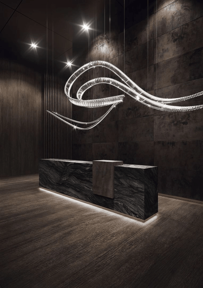 Inspiral Customizable Chandelier - Adjustable Brightness & Unique Desi