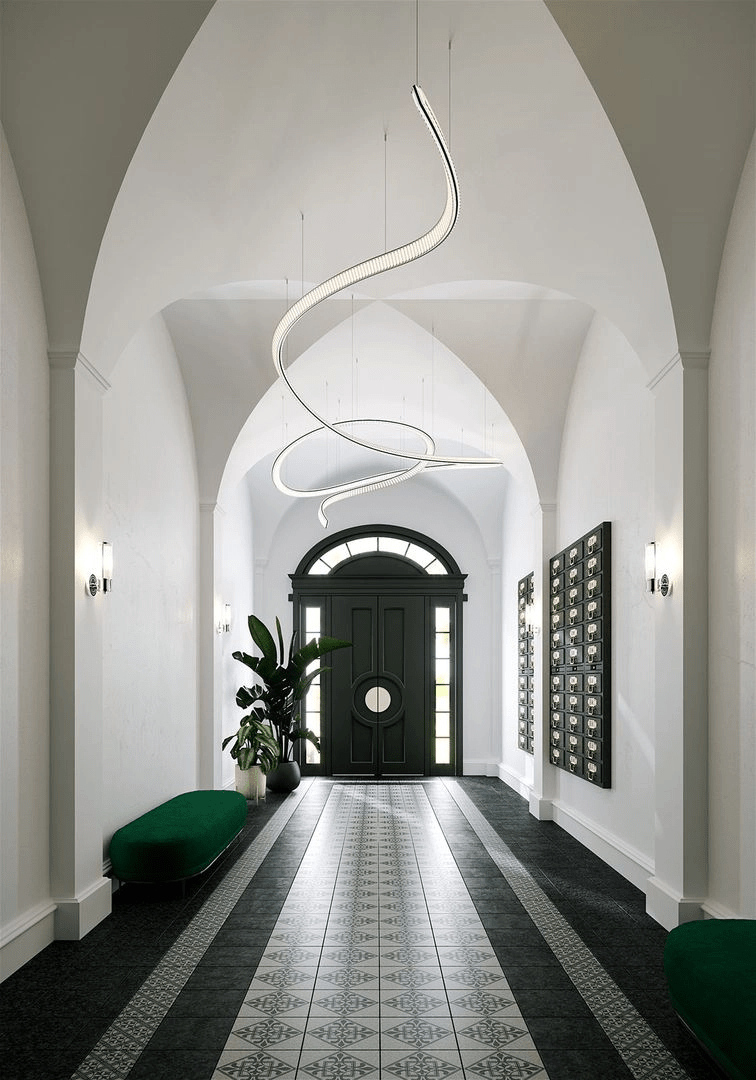Inspiral Customizable Chandelier - Adjustable Brightness & Unique Desi