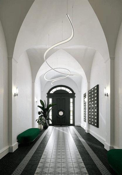 Inspiral Customizable Chandelier - Adjustable Brightness & Unique Desi