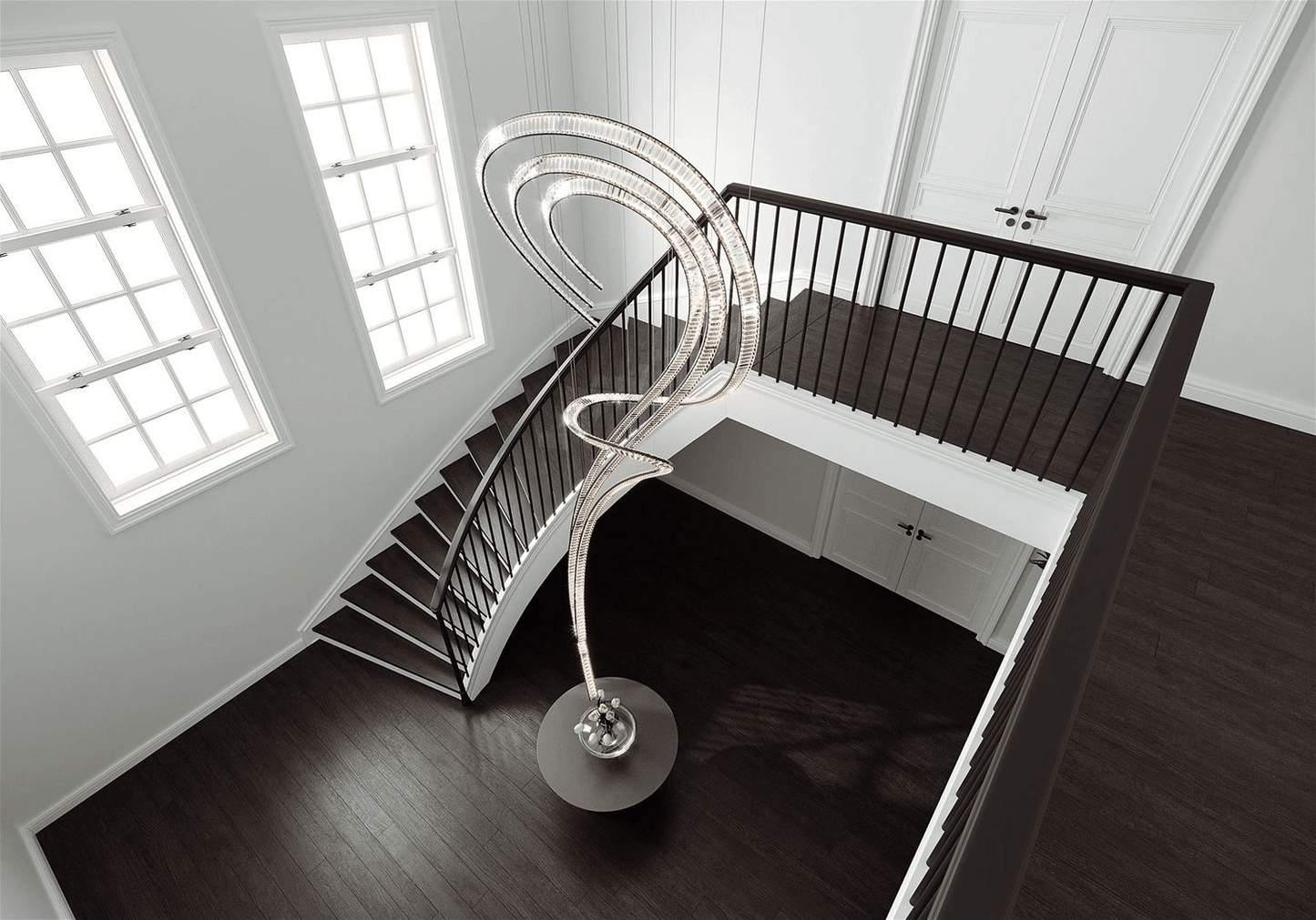 Inspiral Customizable Chandelier - Adjustable Brightness & Unique Desi