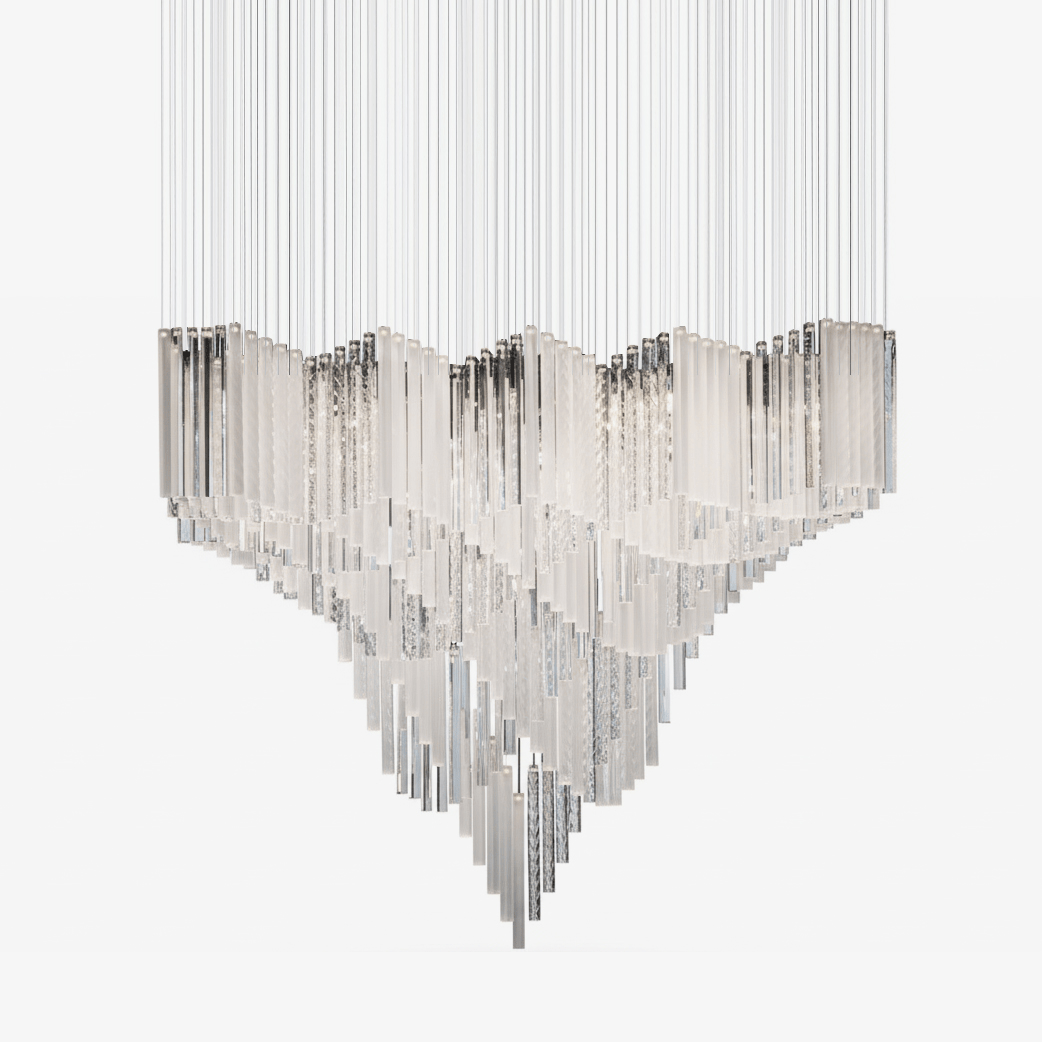 Diamond Cloud Customizable Chandelier with Adjustable Lighting & Elega