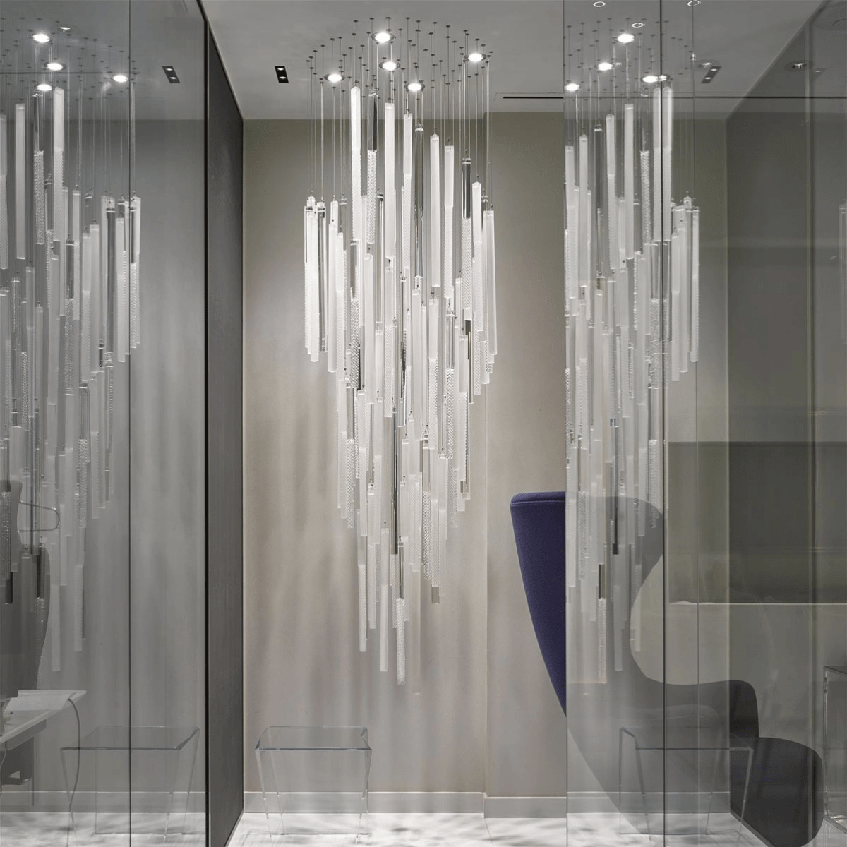 Diamond Cloud Customizable Chandelier with Adjustable Lighting & Elega