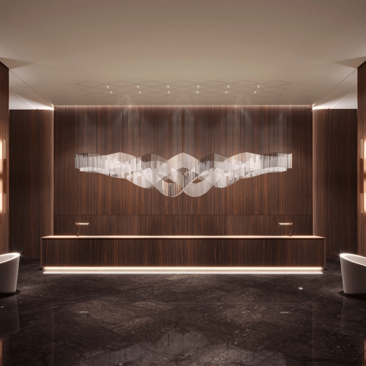 Diamond Cloud Customizable Chandelier with Adjustable Lighting & Elega