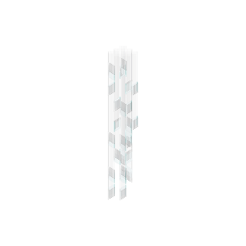 Diamond Cloud Customizable Chandelier with Adjustable Lighting & Elega