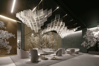 Diamond Cloud Customizable Chandelier with Adjustable Lighting & Elega