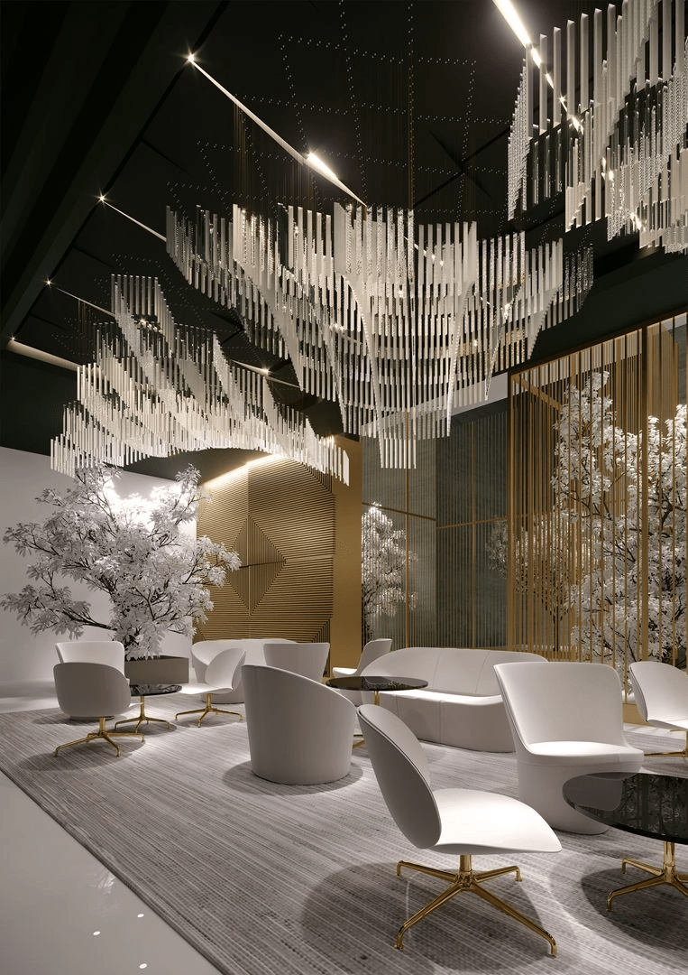 Diamond Cloud Customizable Chandelier with Adjustable Lighting & Elega