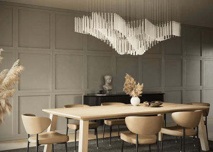 Diamond Cloud Customizable Chandelier with Adjustable Lighting & Elega