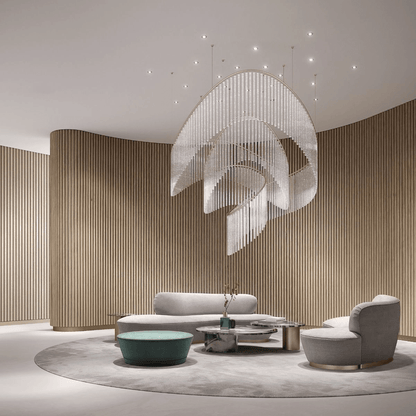 Rivella Cascade Fringe Chandelier - Elegant Design with Adjustable Hei