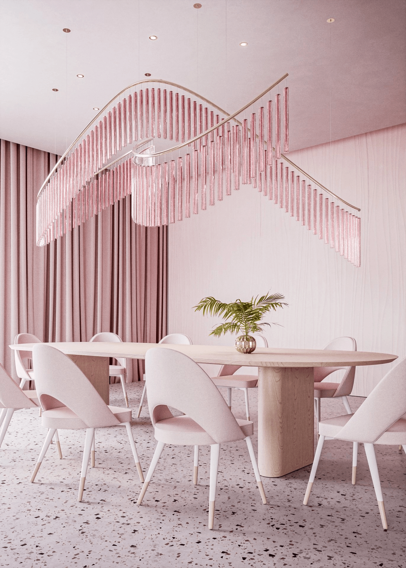 Rivella Cascade Fringe Chandelier - Elegant Design with Adjustable Hei