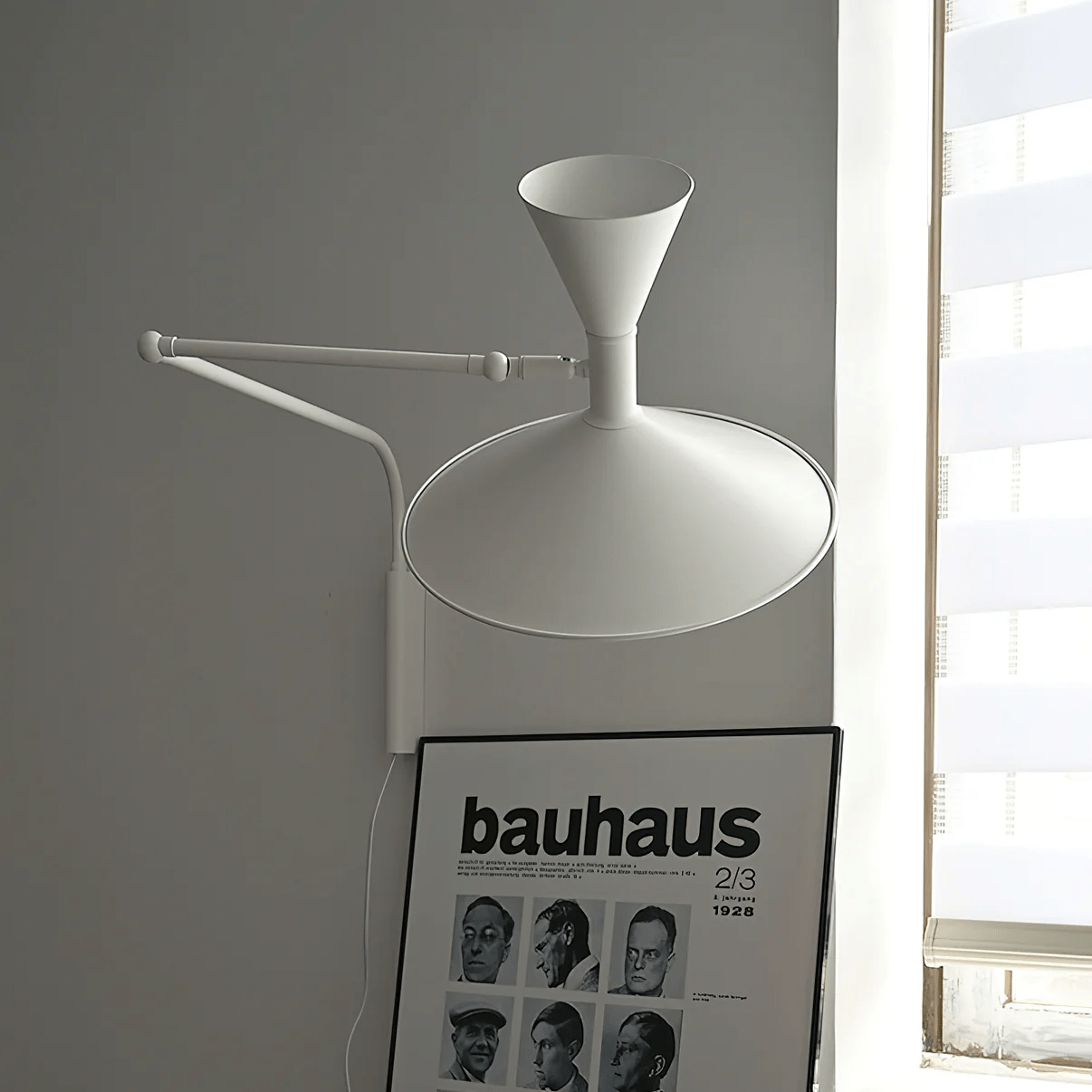 Marseille Plug-in Wall Light with Adjustable Brightness & Sleek Design