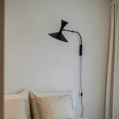 Marseille Plug-in Wall Light with Adjustable Brightness & Sleek Design