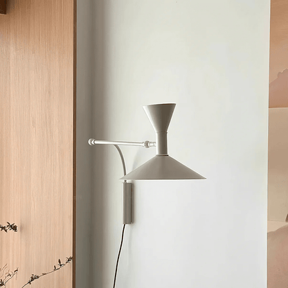 Marseille Plug-in Wall Light with Adjustable Brightness & Sleek Design