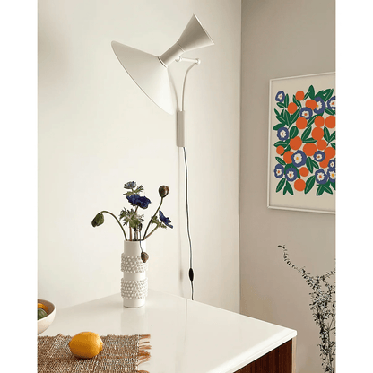 Marseille Plug-in Wall Light with Adjustable Brightness & Sleek Design