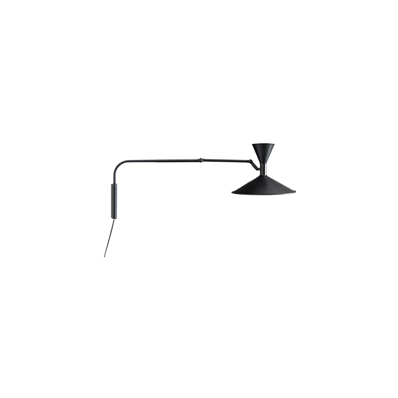 Marseille Plug-in Wall Light with Adjustable Brightness & Sleek Design