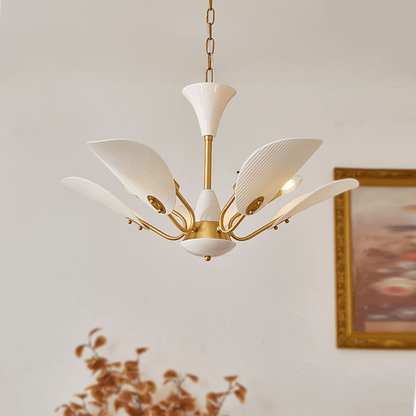 Liora Blossom Chandelier - Elegant Floral Design with Adjustable Heigh