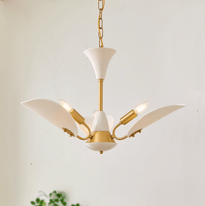 Liora Blossom Chandelier - Elegant Floral Design with Adjustable Heigh