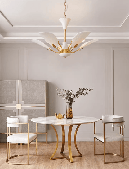 Liora Blossom Chandelier - Elegant Floral Design with Adjustable Heigh