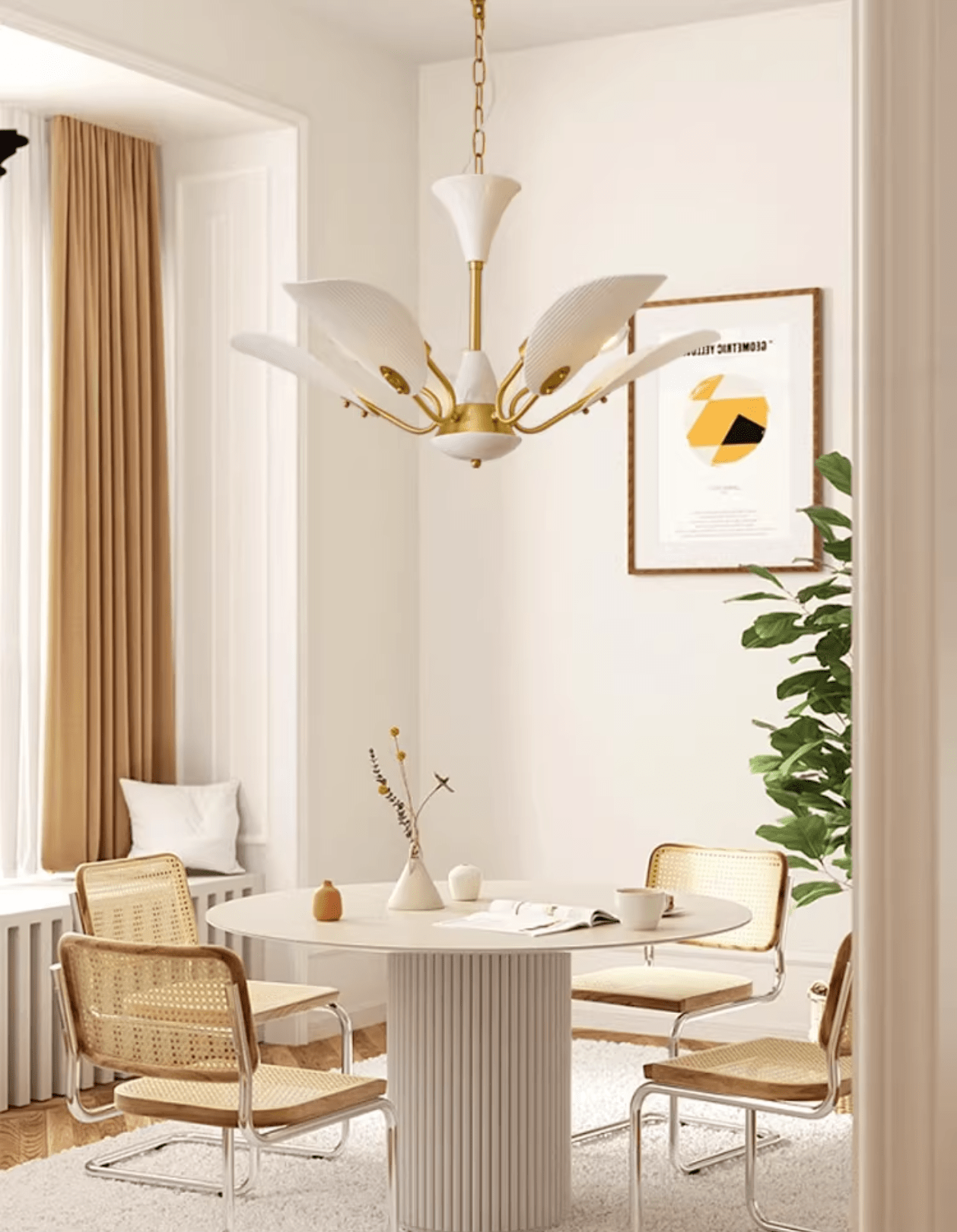 Liora Blossom Chandelier - Elegant Floral Design with Adjustable Heigh