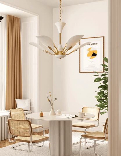 Liora Blossom Chandelier - Elegant Floral Design with Adjustable Heigh